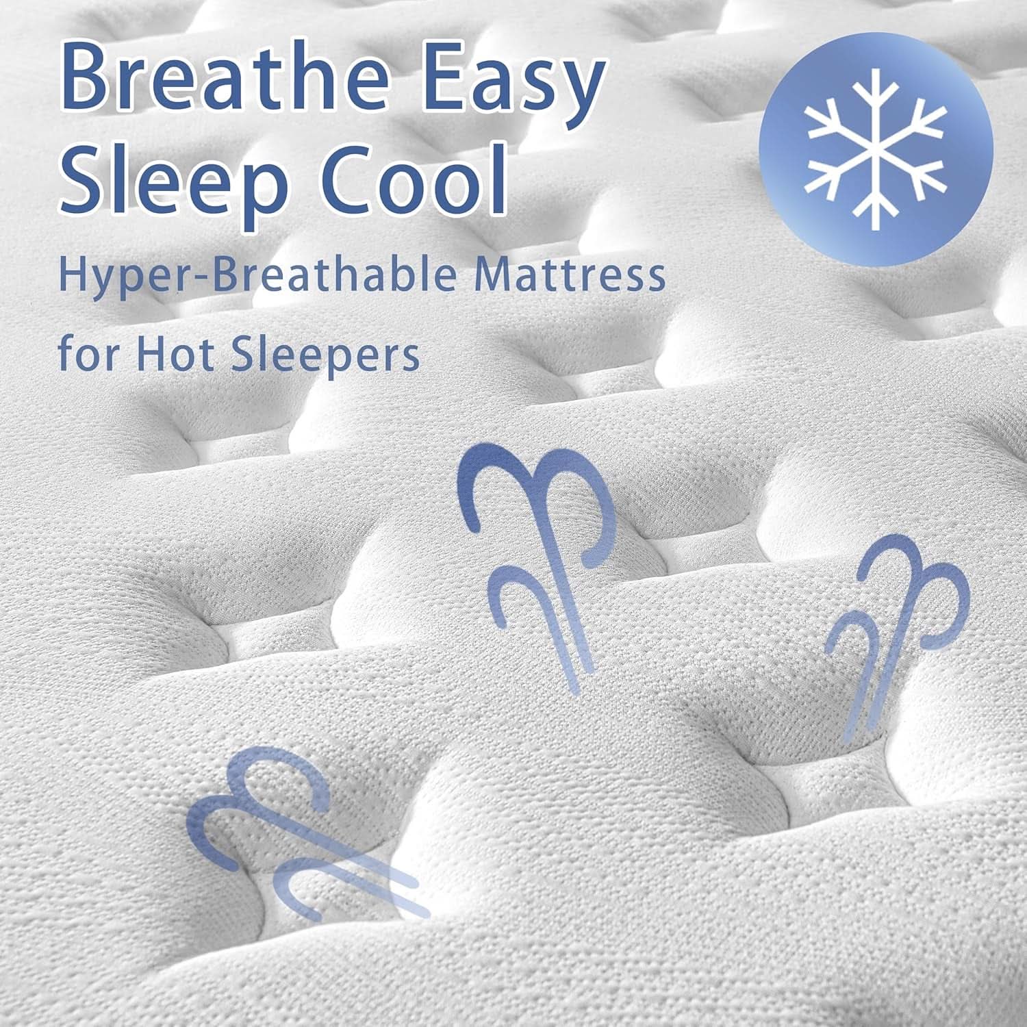 Full Size 12 Inch Premium Memory Foam Hybrid Mattress