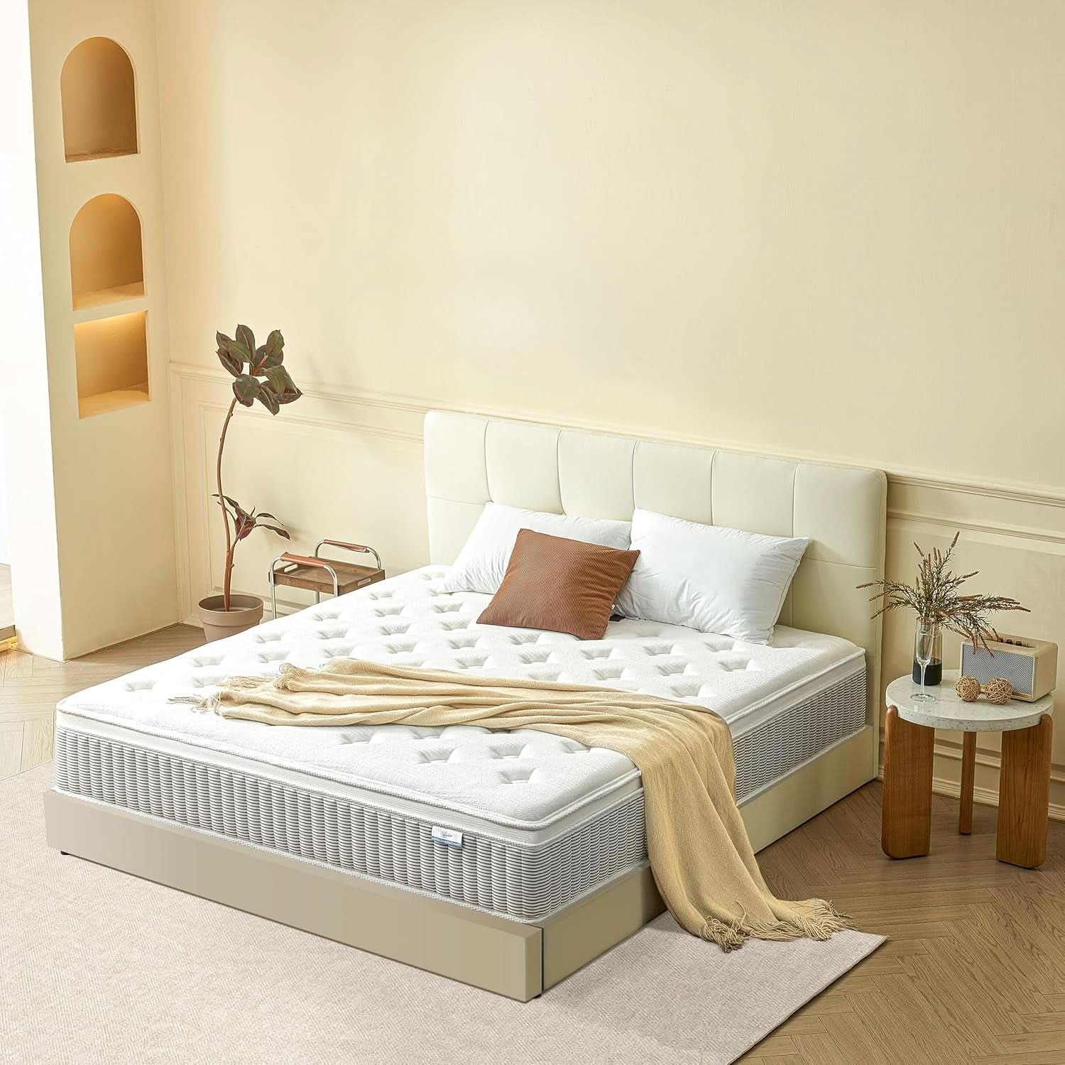 Full Size 12 Inch Premium Memory Foam Hybrid Mattress