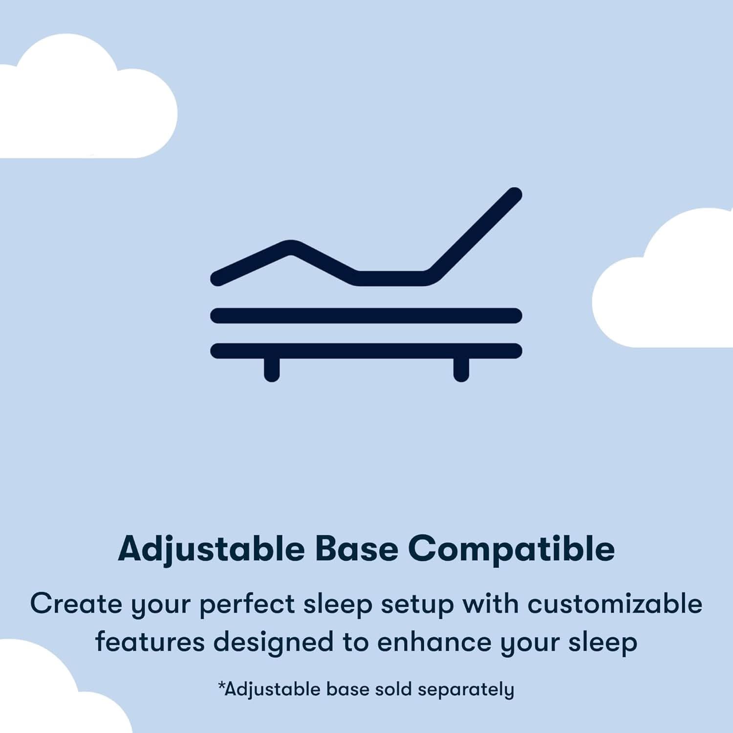 Full Size Hybrid Mattress Box Cooling Memory Foam Technology