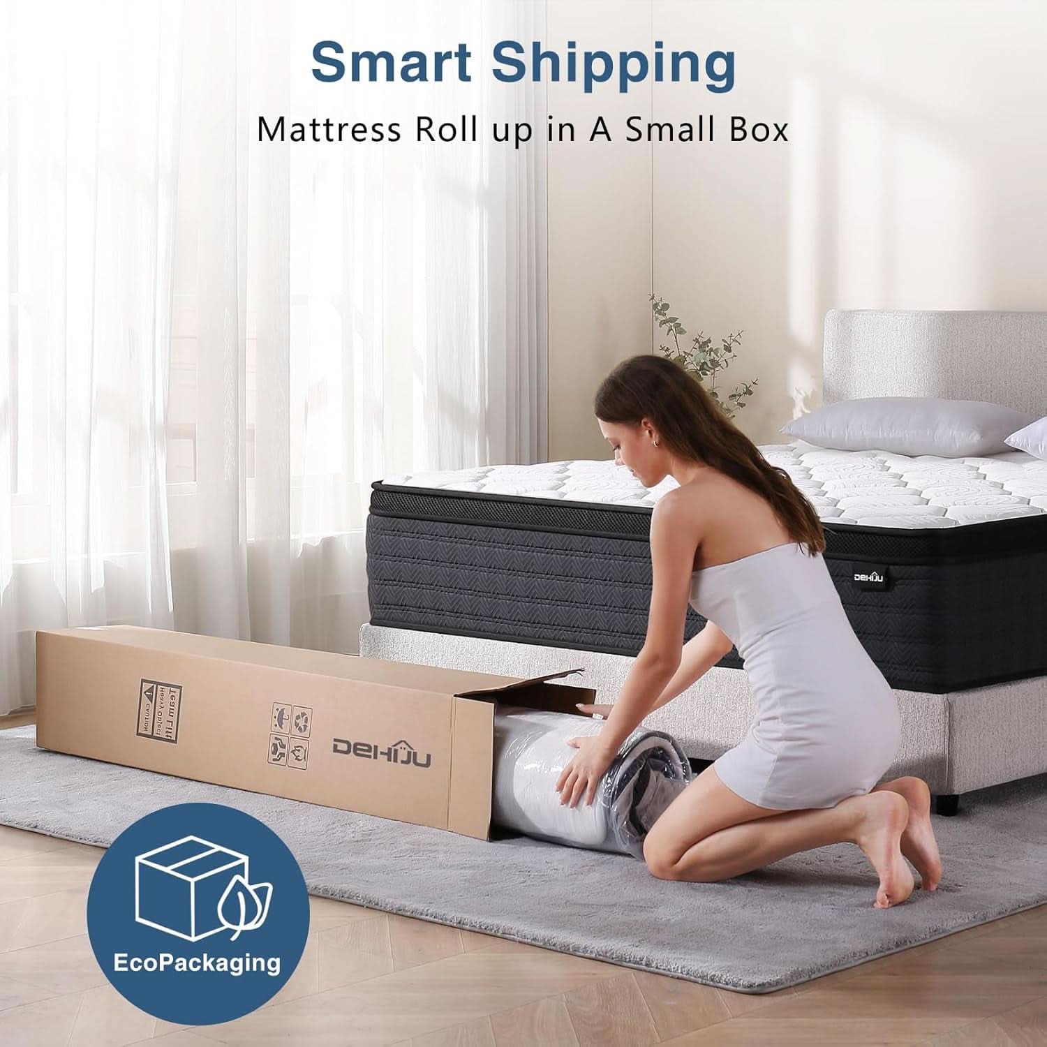 Full Size Hybrid Memory Foam Mattress Certipur Certified