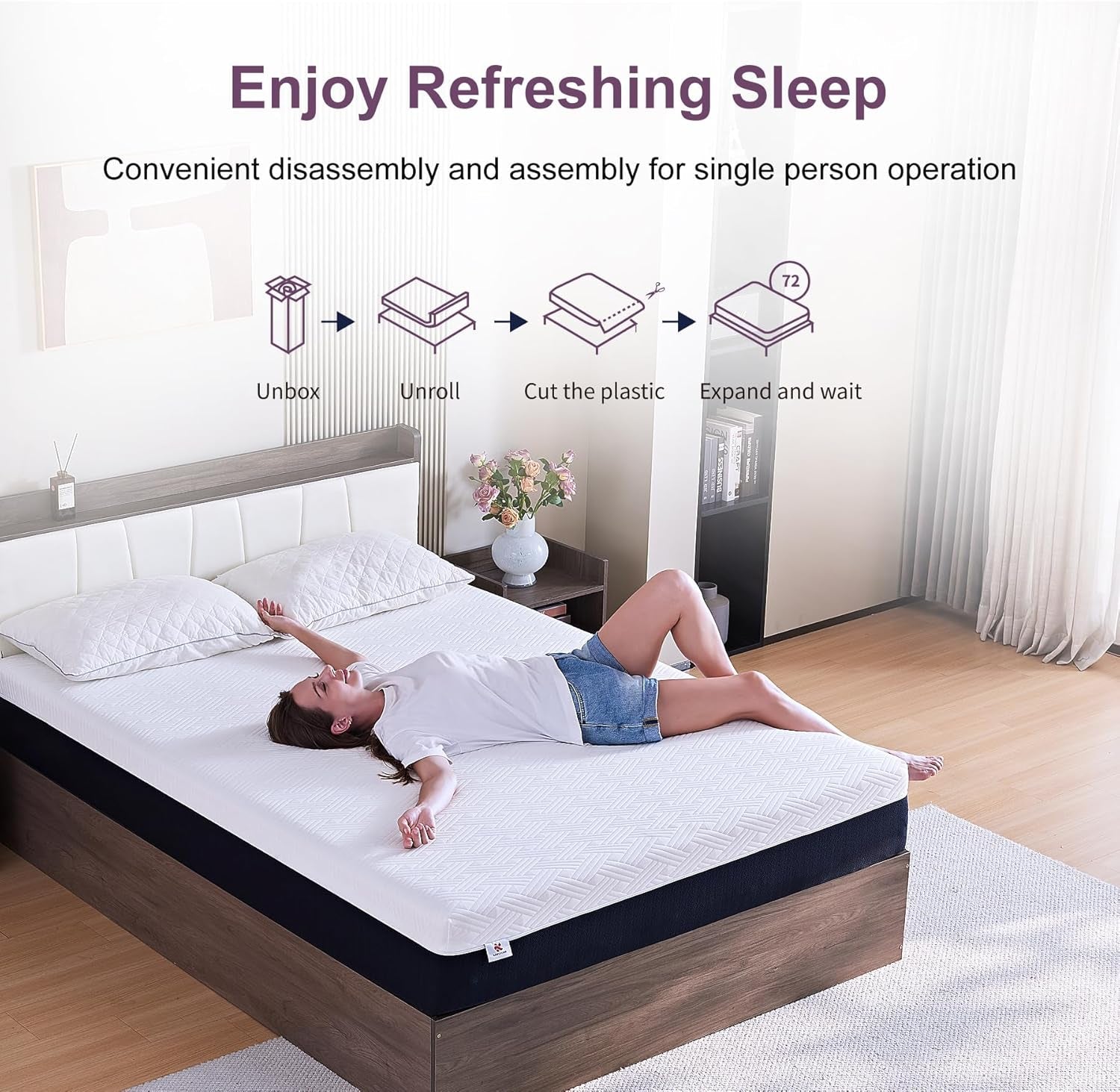 Full Size Orthopedic Cooling Memory Foam Mattress Pro