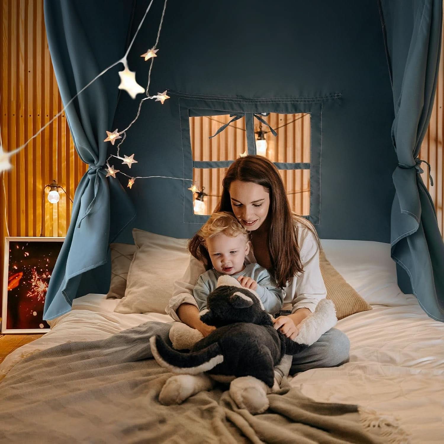 Fullsize Bedroom Canopy Playroom Privacy Tent Deluxe