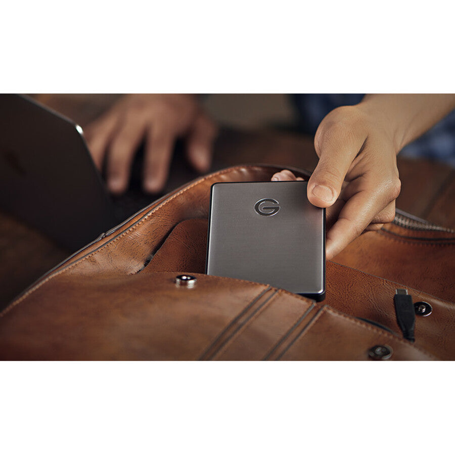 G-Technology G-DRIVE mobile USB-C GDMUCWWE40001AHBV2 4 TB Portable Hard Drive - 2.5 External - Space Gray" 0G10347