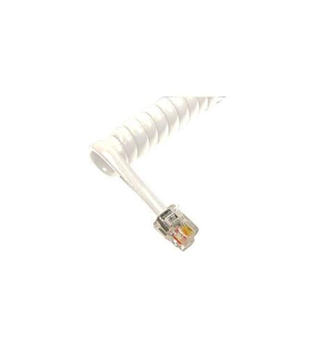 GCHA444012-FWH / 12' WHITE Handset Cord 1200WH
