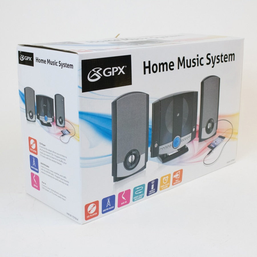 GPX HM3817DT Micro Hi-Fi System HM3817DTBLK