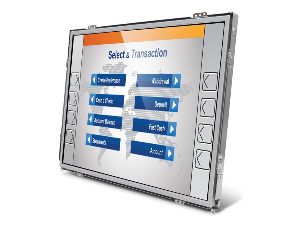 GVision K19BH-FB - LCD monitor - 19 - stationary - 1280 x 1024 - 250 cd/mï¿½ - 1000:1 - 25 ms - DVI-D