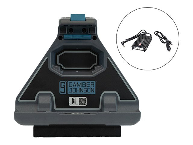 Gamber-Johnson - Vehicle docking station - for tablet - 10Mb LAN - with LIND Auto Power Adapter 7170-1053-00