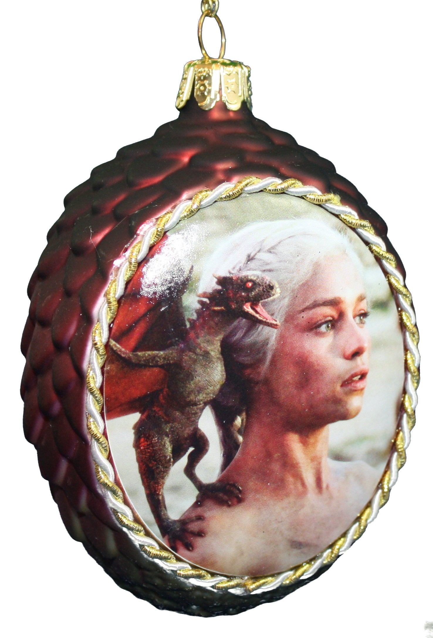 Game Of Thrones Glass Dragon Egg - Gold