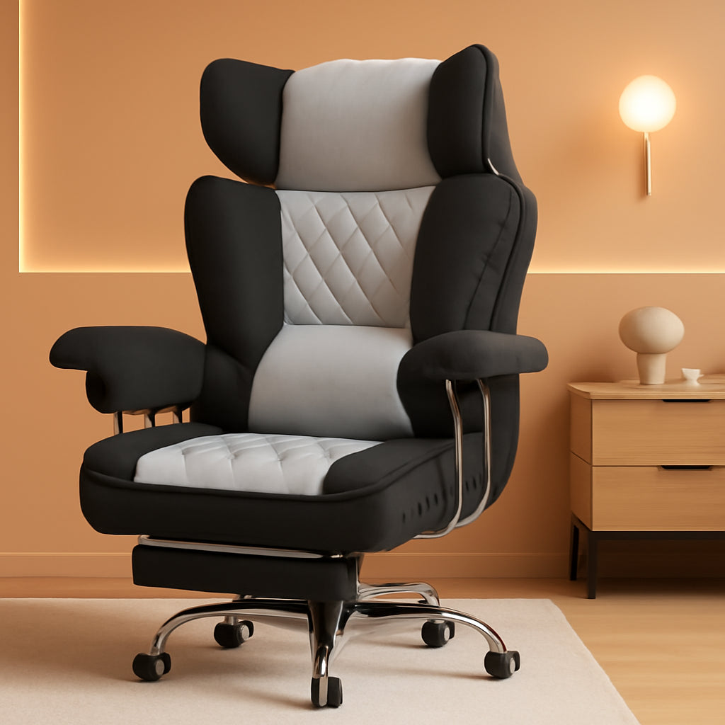 Gaming Chair With Lumbar Support Black For Office Work