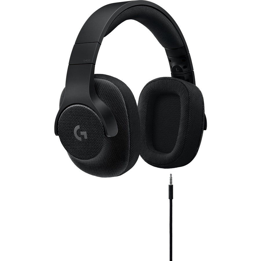 Gaming Headset with Surround Sound - Logitech G433 7.1 Wired Gaming Headphones | Tecisoft 981-000708