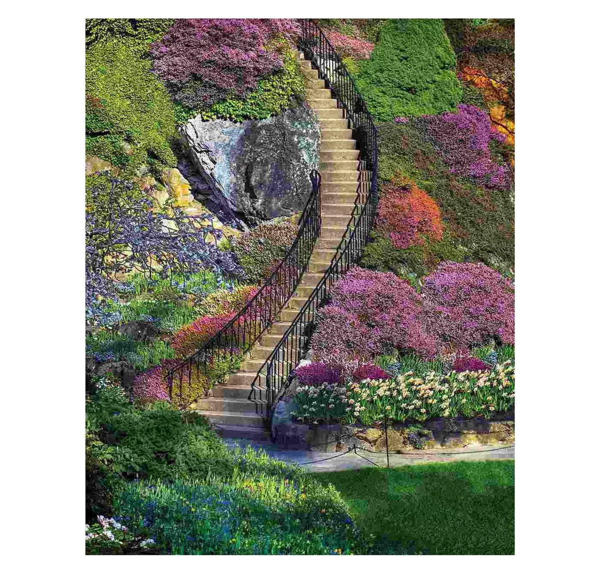 Garden Stairway - 500 Piece Puzzle