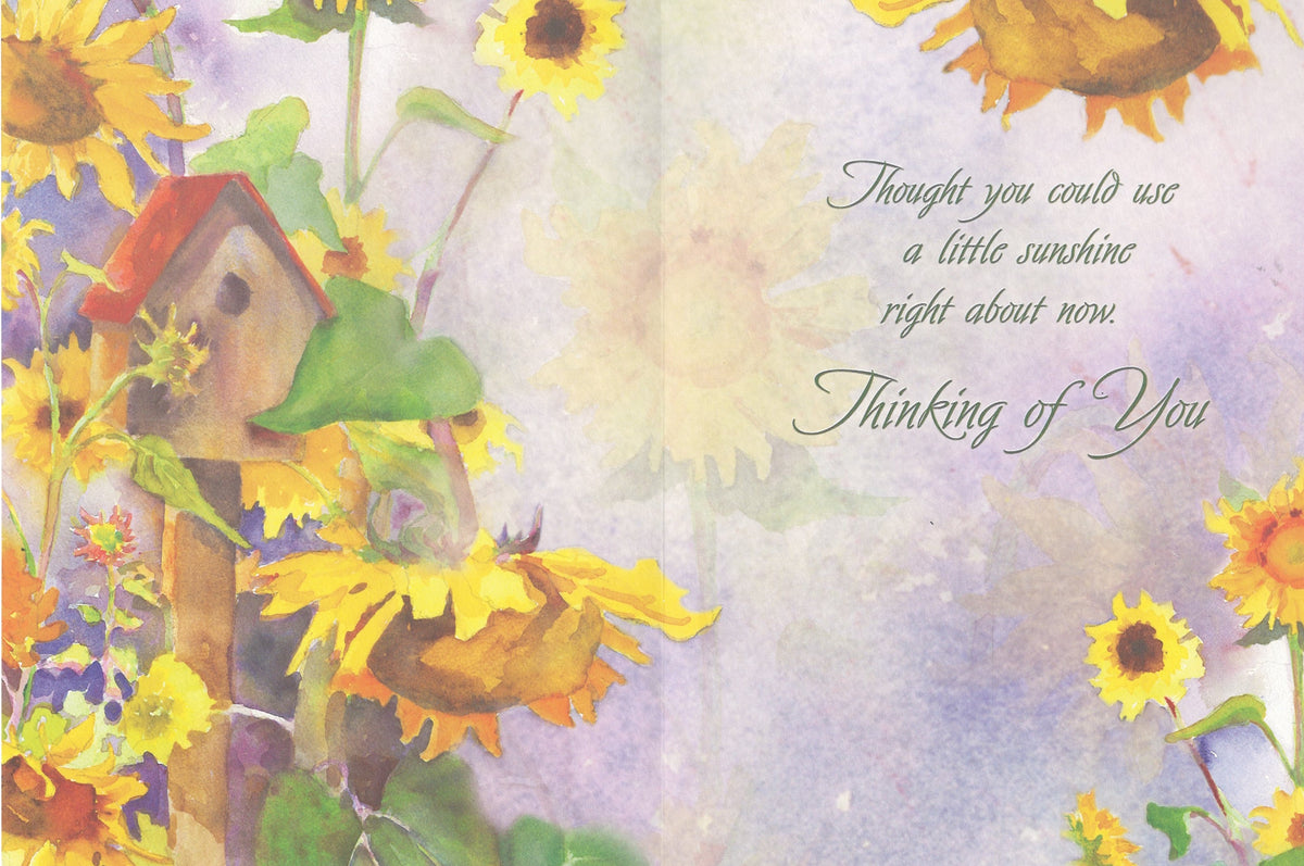 Garden Thoughts Greeting Card - Encouragement Card
