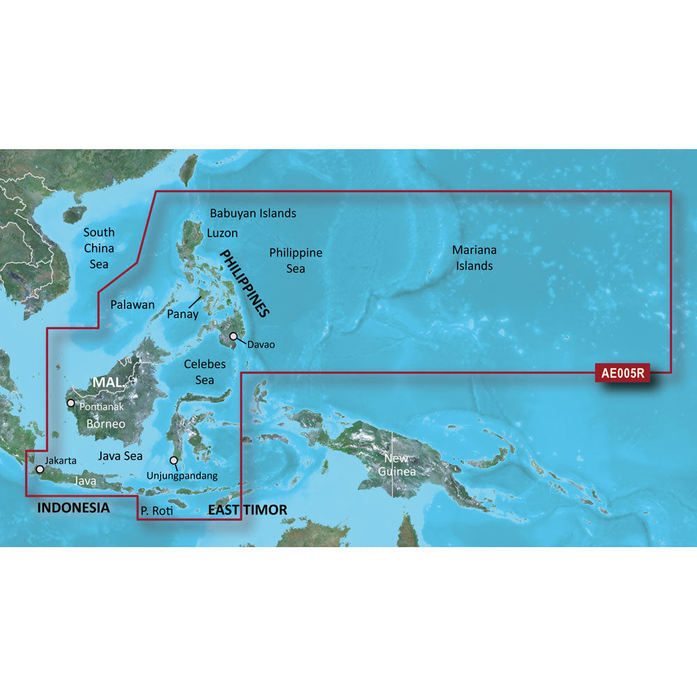 Garmin BlueChart&reg; g3 HD - HXAE005R - Phillippines - Java - Mariana Islands -