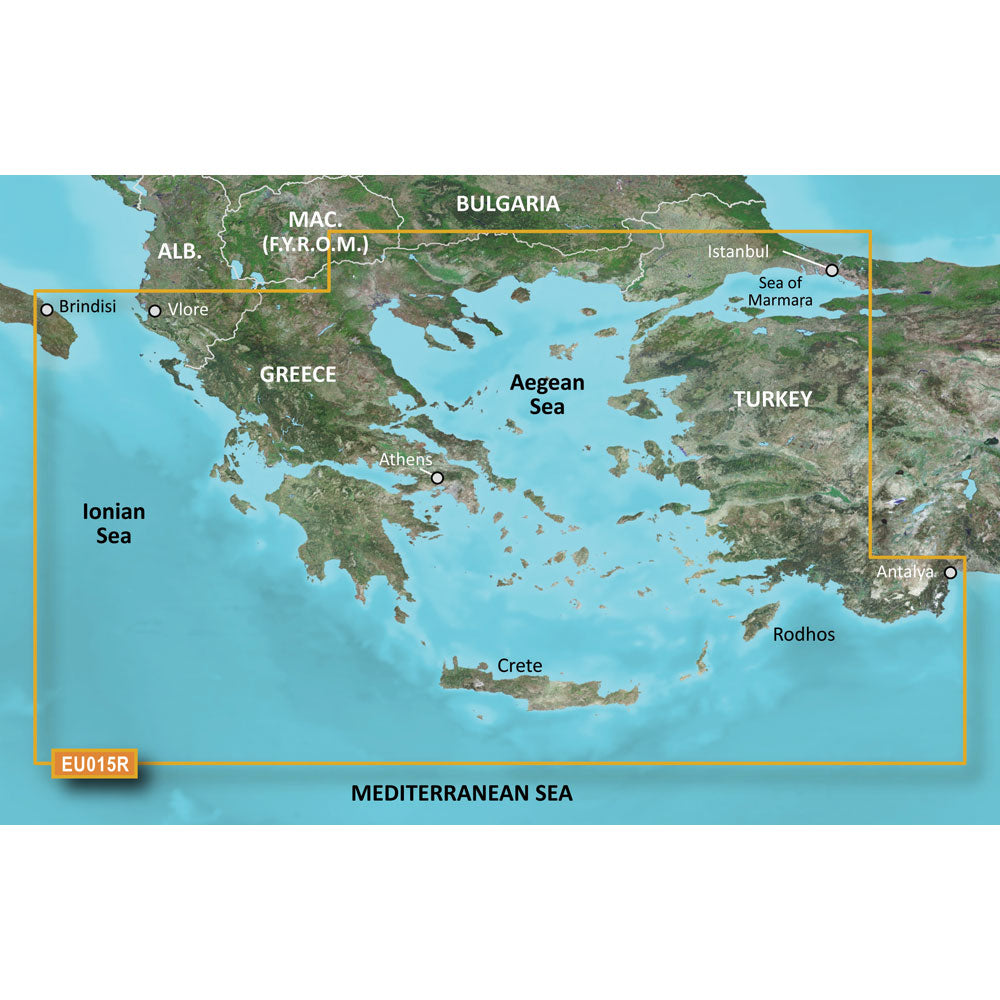 Garmin BlueChart&reg; g3 HD - HXEU015R Aegean Sea &amp; Sea of Marmara -