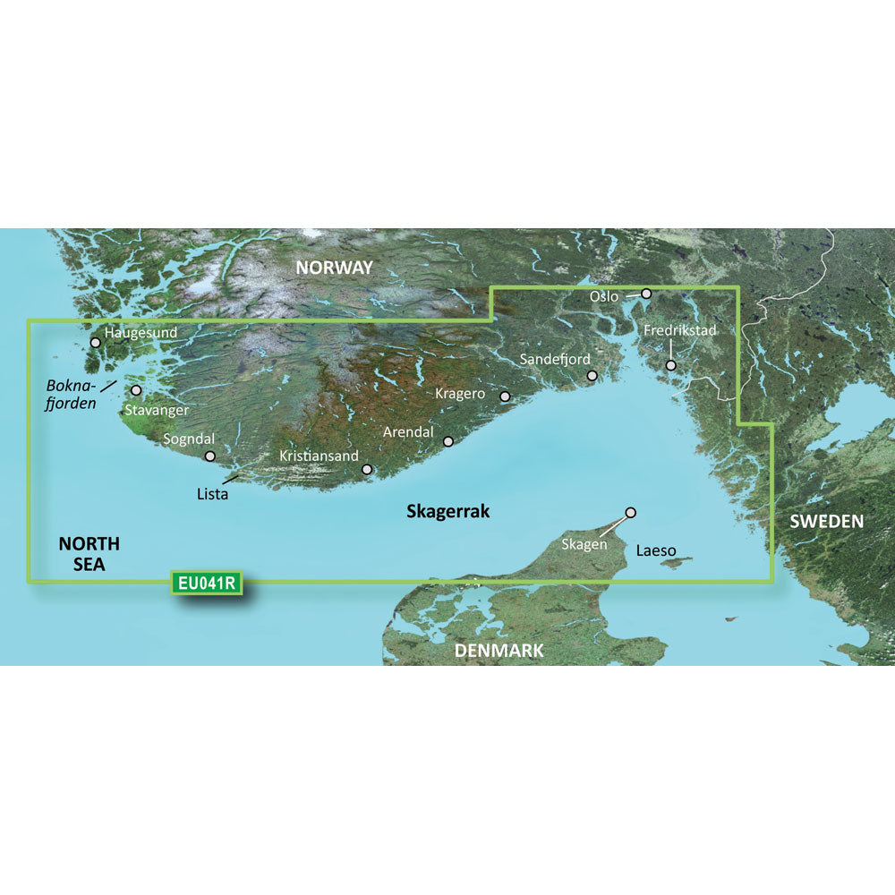 Garmin BlueChart&reg; g3 HD - HXEU041R - Oslo - Skagerak - Haugesund -