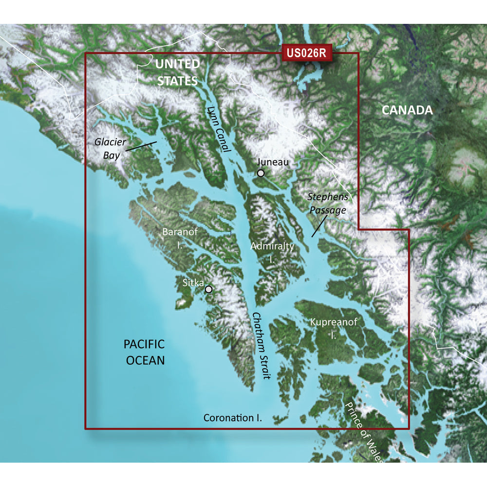 Garmin BlueChart&reg; g3 Vision&reg; HD - VUS026R - Wrangell/Juneau/Sitka -