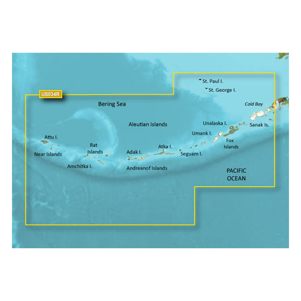 Garmin BlueChart&reg; g3 Vision&reg; HD - VUS034R - Aleutian Islands -