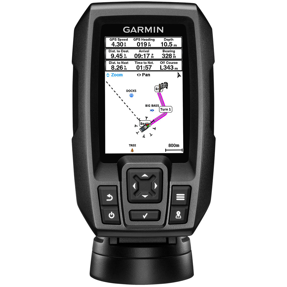 Garmin STRIKER&trade; 4 Fishfinder Worldwide Version w/77/200kHz - 4-Pin Transducer