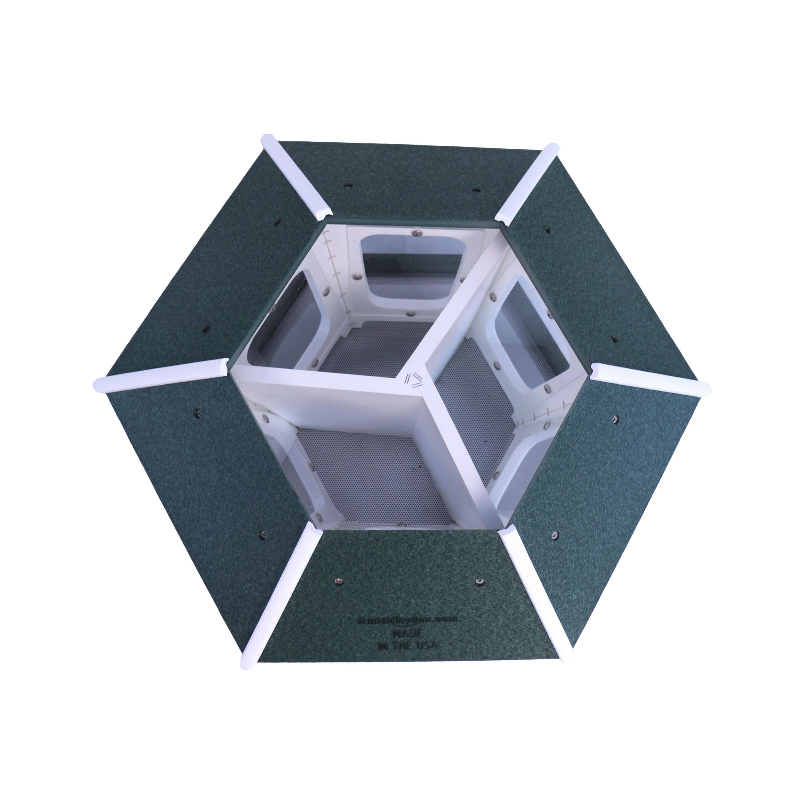 Gazebo Bird Feeder - Triple Compartment, Post-Mount