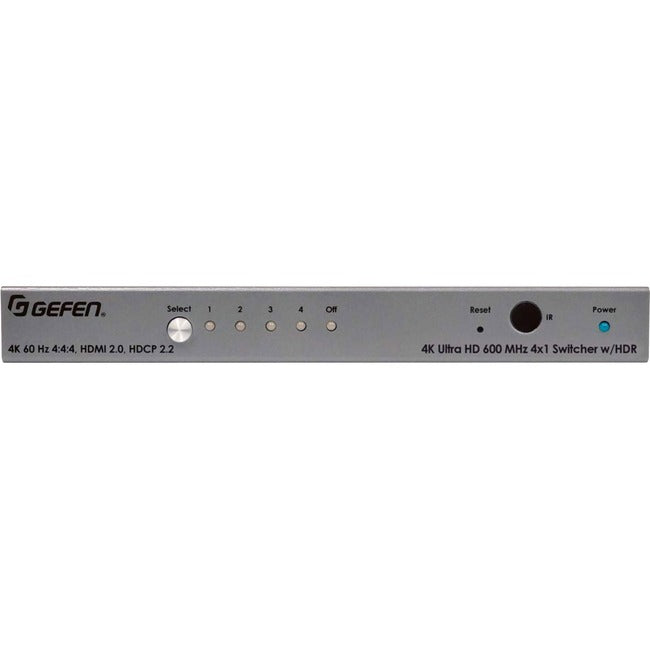 Gefen Ultra HD 600 MHz 4x1 Switcher for HDMI w/ HDR EXT-UHD600-41