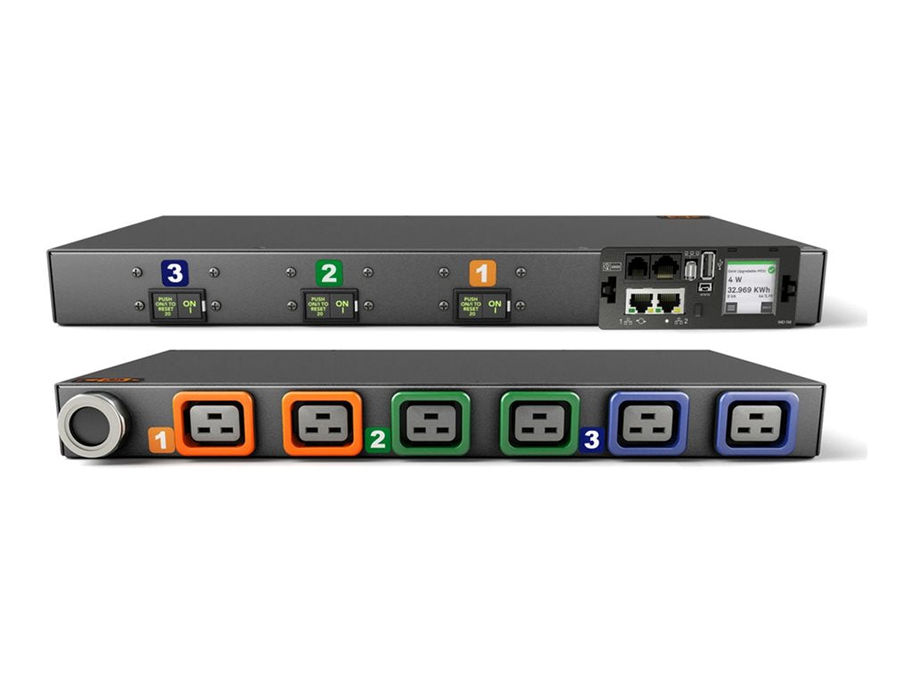 Geist Monitored Unit Level EC MN05M1R1-06L198-4CS15A0H10-S - Power distribution unit (rack-mountable) - AC 200-240 V - 10 kW VP4N41A1