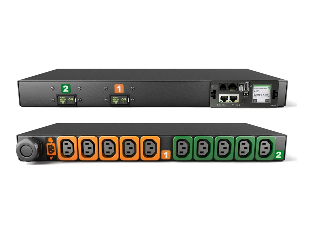 Geist Monitored Unit Level EC MN05M1R1-10L138-3TL6A0H10-S - Power distribution unit (rack-mountable) - AC 200-240 V - 4.9 kW VP4N31A1