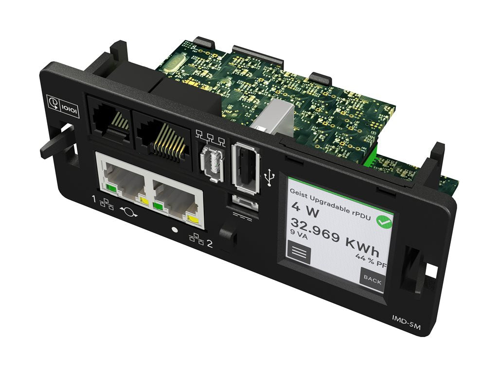 Geist Monitored Unit Level MN05MGW1-30CF18-6PS15B0A10-S-A - Power distribution unit - AC 208 V - 17.2 kW - 3-phase delta - Ethernet VP4N60AE