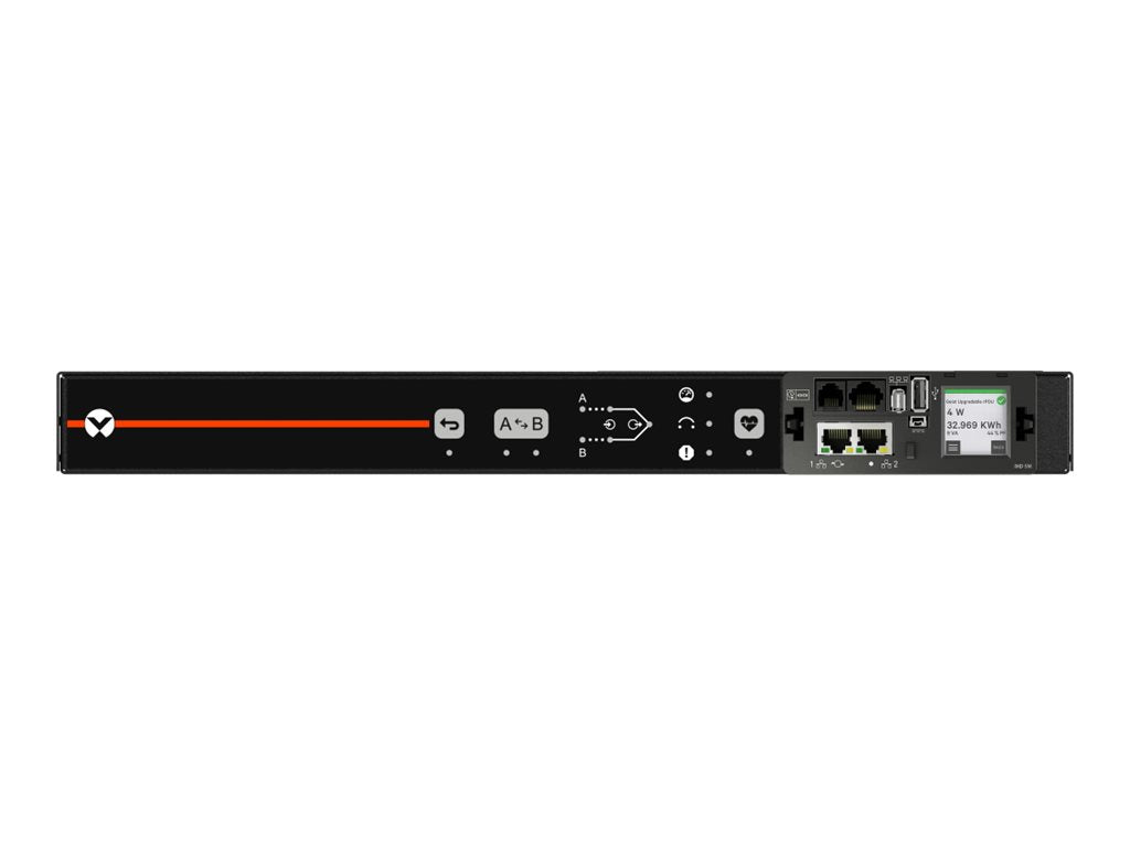 Geist Rack Transfer Switch Monitored Unit Level AN05M1R0-10S203-2TL5TL5A011-D - Power distribution unit (rack-mountable) - AC VA4N21A2