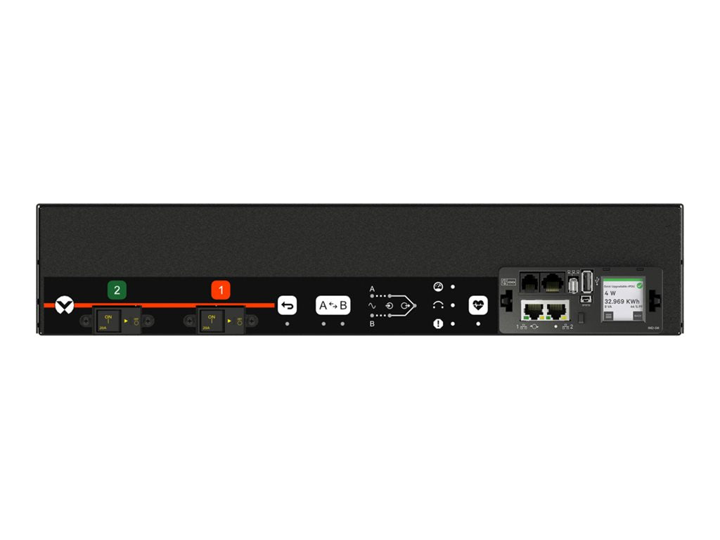 Geist Rack Transfer Switch Monitored Unit Level AN05M2R1-24CF18-3TL6TL6A011-D - Power distribution unit (rack-mountable) - AC VA4N32A0