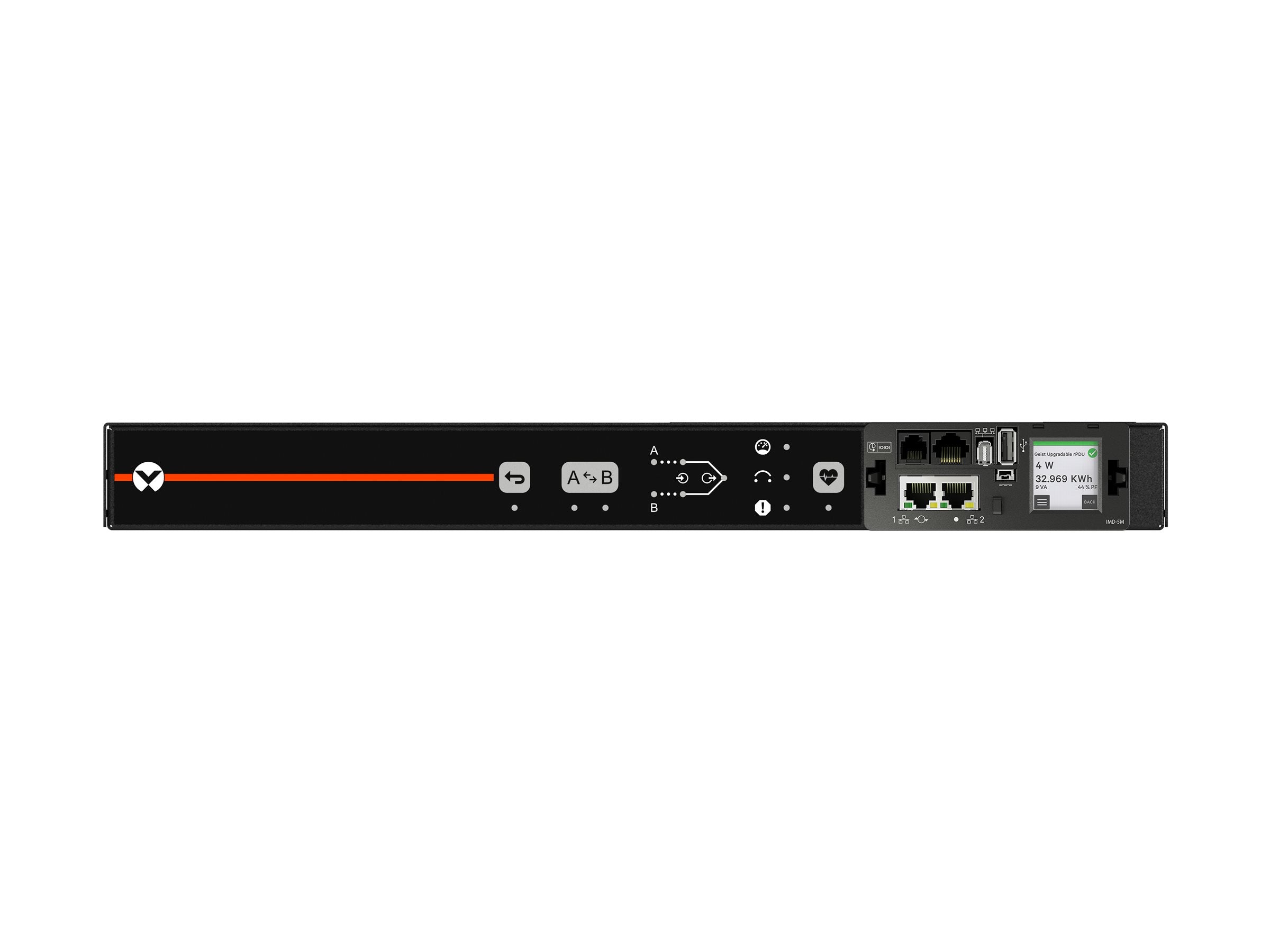 Geist Rack Transfer Switch Monitored Unit Level - Power distribution unit (rack-mountable) - AC 120 V - 1.9 kW - Ethernet 10/100/1000, VA4N21A0