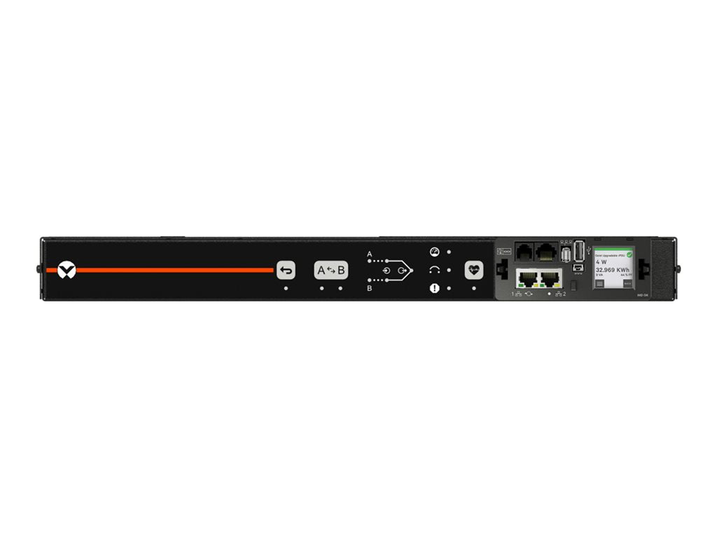 Geist Rack Transfer Switch Switched Unit Level Monitoring AUS5M1R5-06CF17-2C20C20A900-D - Power distribution unit (rack-mountable) VA5U21A0