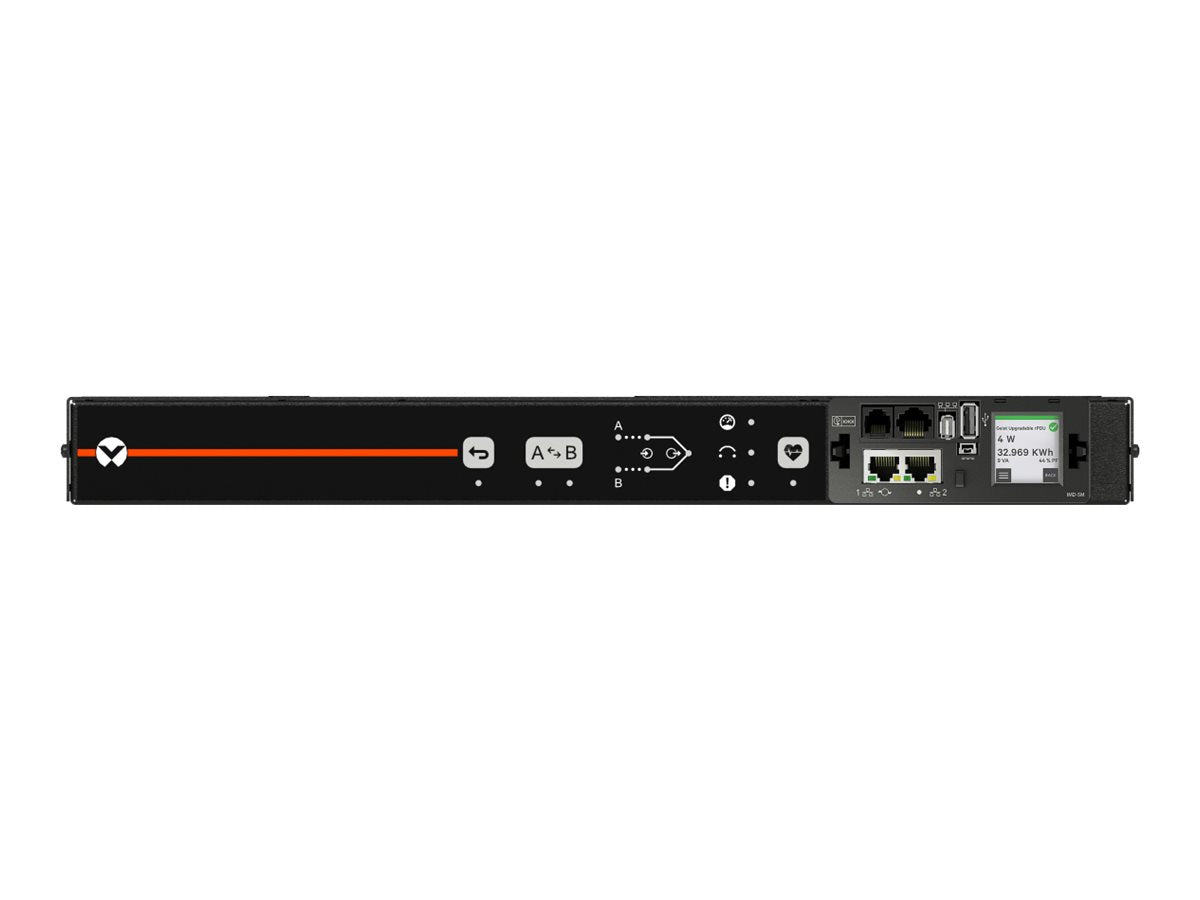 Geist Rack Transfer Switch Switched Unit Level Monitoring AUS5M1R5-06CF17-2C20C20A900-D - Power distribution unit (rack-mountable) VA5U21A0