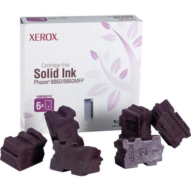 Genuine Xerox Solid Ink Magenta, Phaser 8860/8860Mfp (6 Sticks)