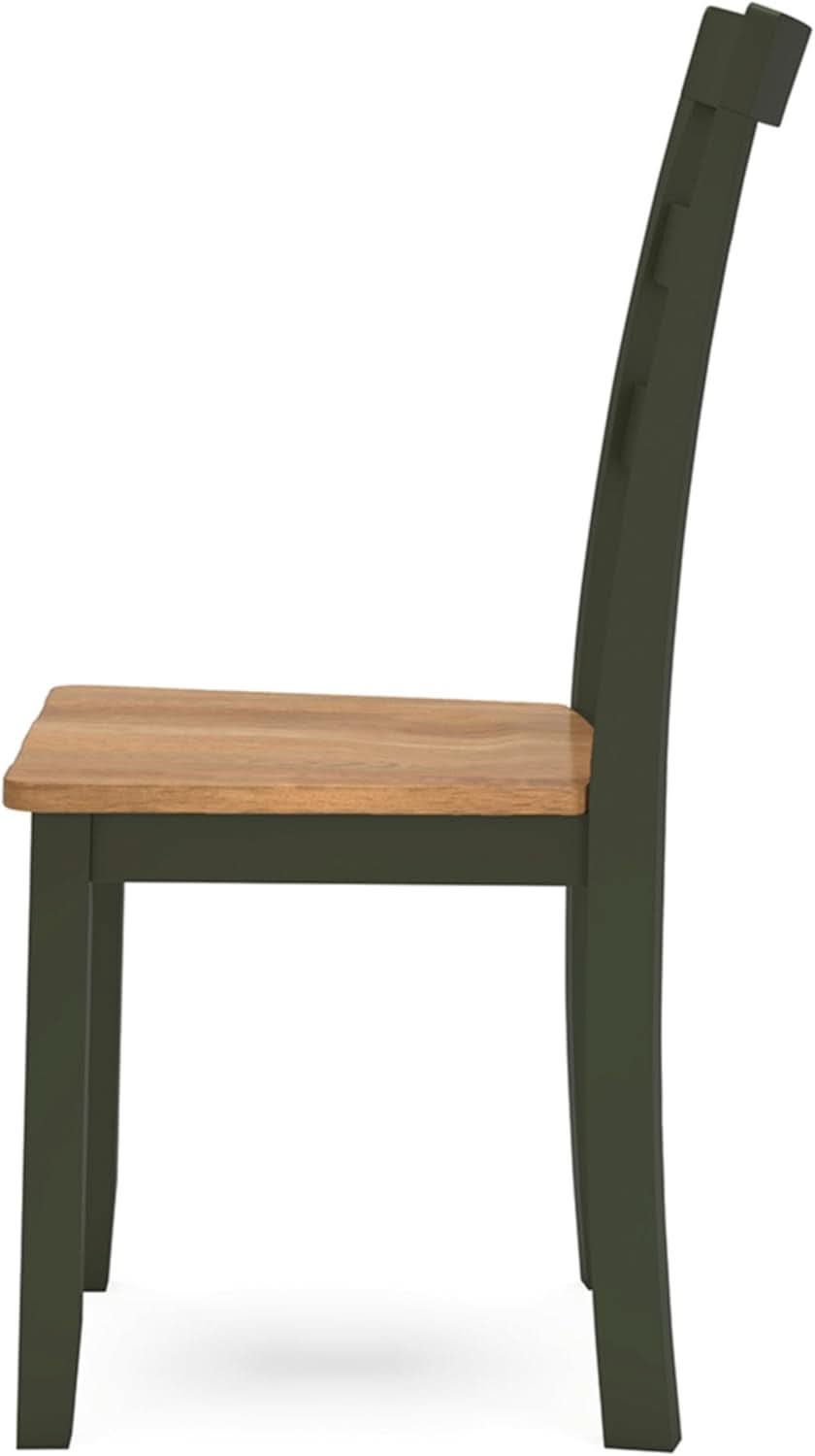 Gesthaven Modern Armless Dining Chairs Set Of 2 Green