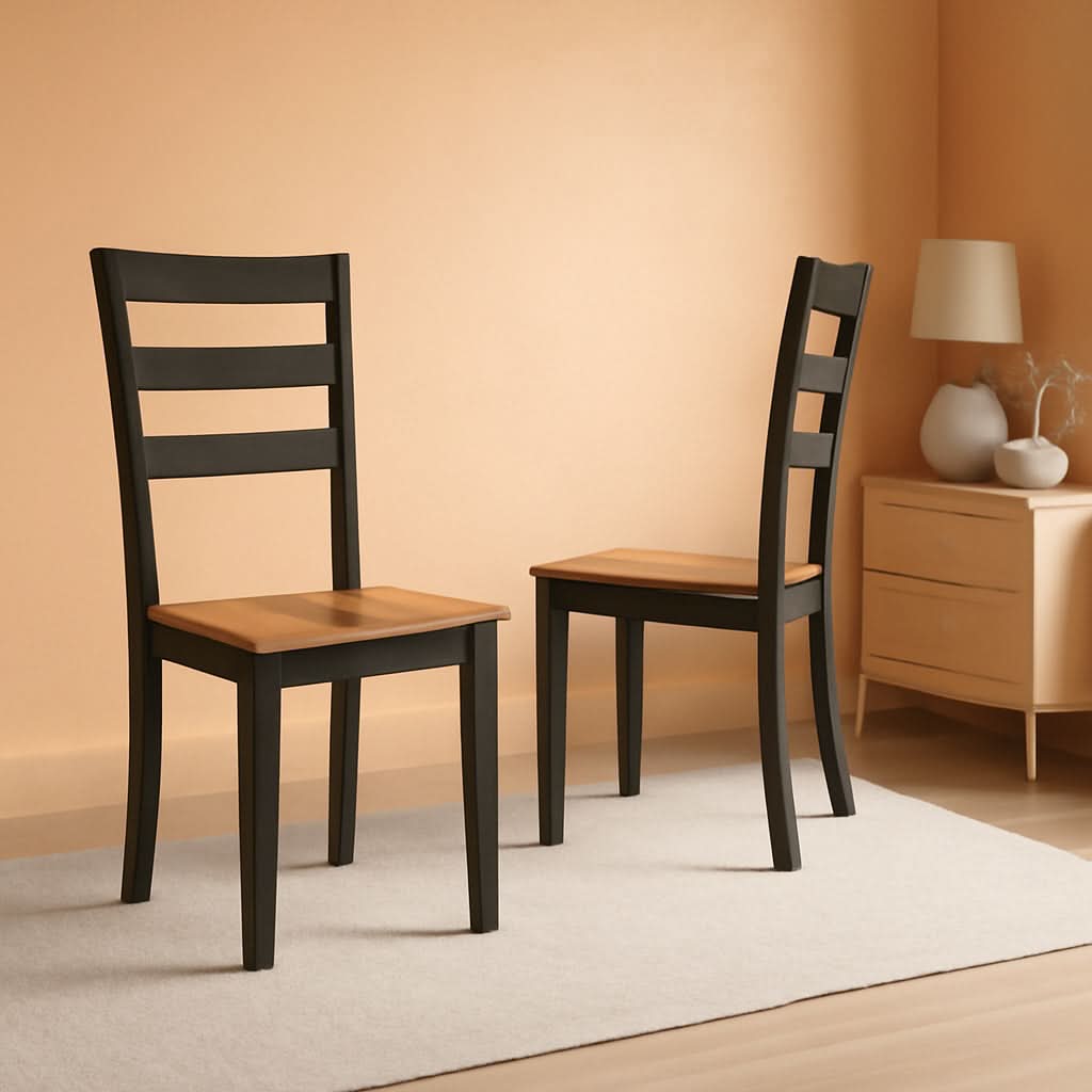 Gesthaven Modern Armless Dining Chairs Set Of 2 Green