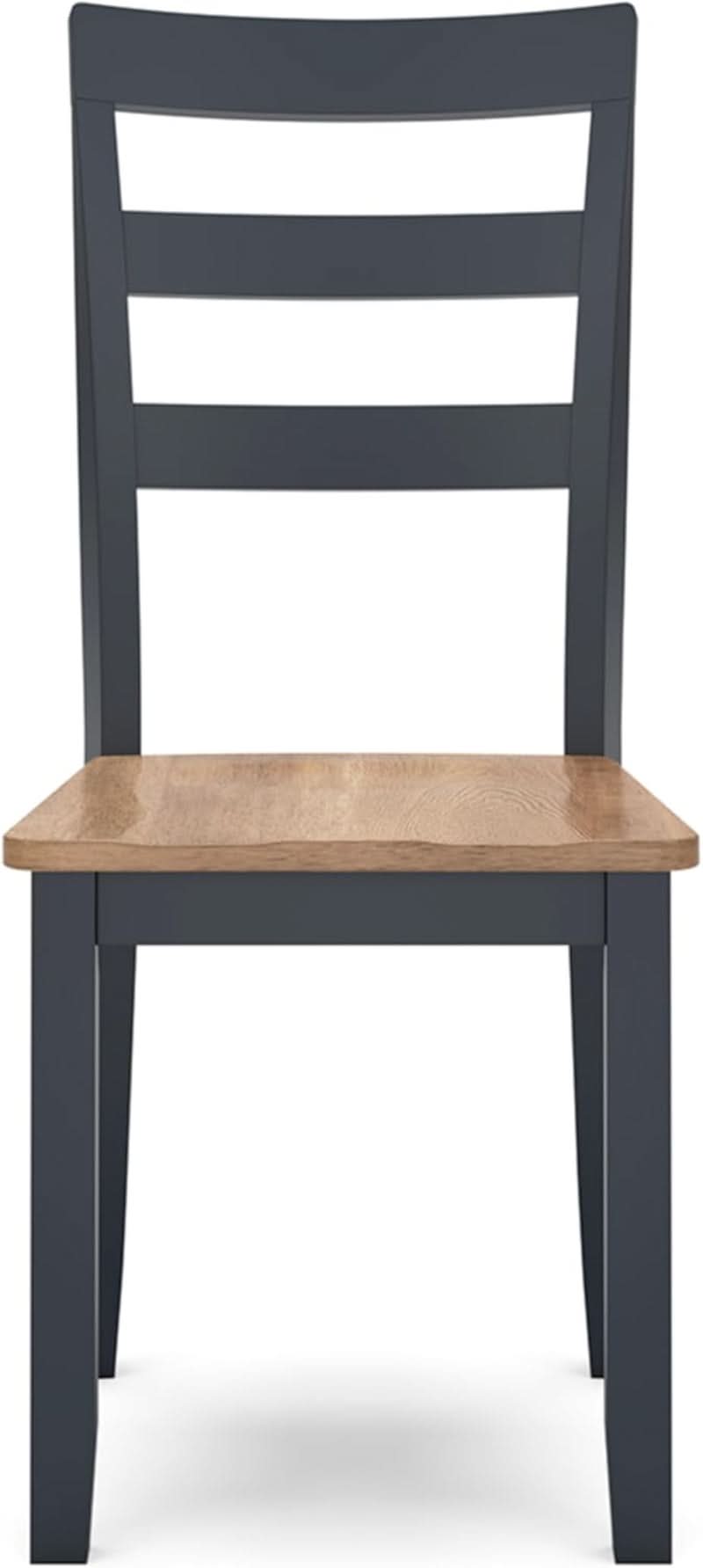 Gesthaven Solid Wood Frame Dining Chair Set 2 White Natural