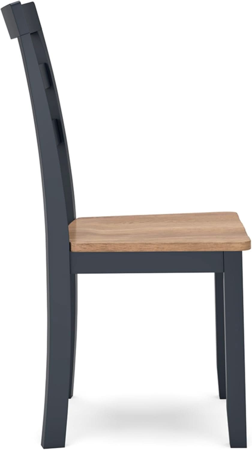 Gesthaven Solid Wood Frame Dining Chair Set 2 White Natural