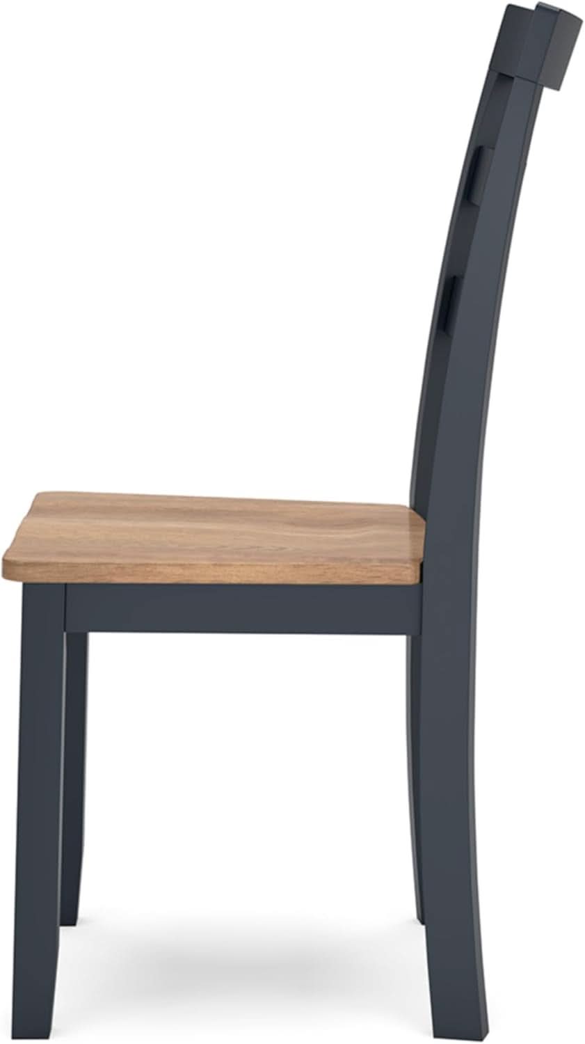 Gesthaven Solid Wood Frame Dining Chair Set 2 White Natural