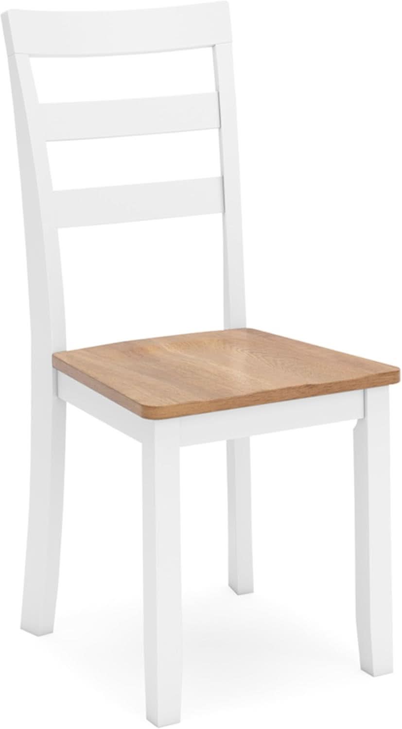 Gesthaven Solid Wood Frame Dining Chair Set White Natural