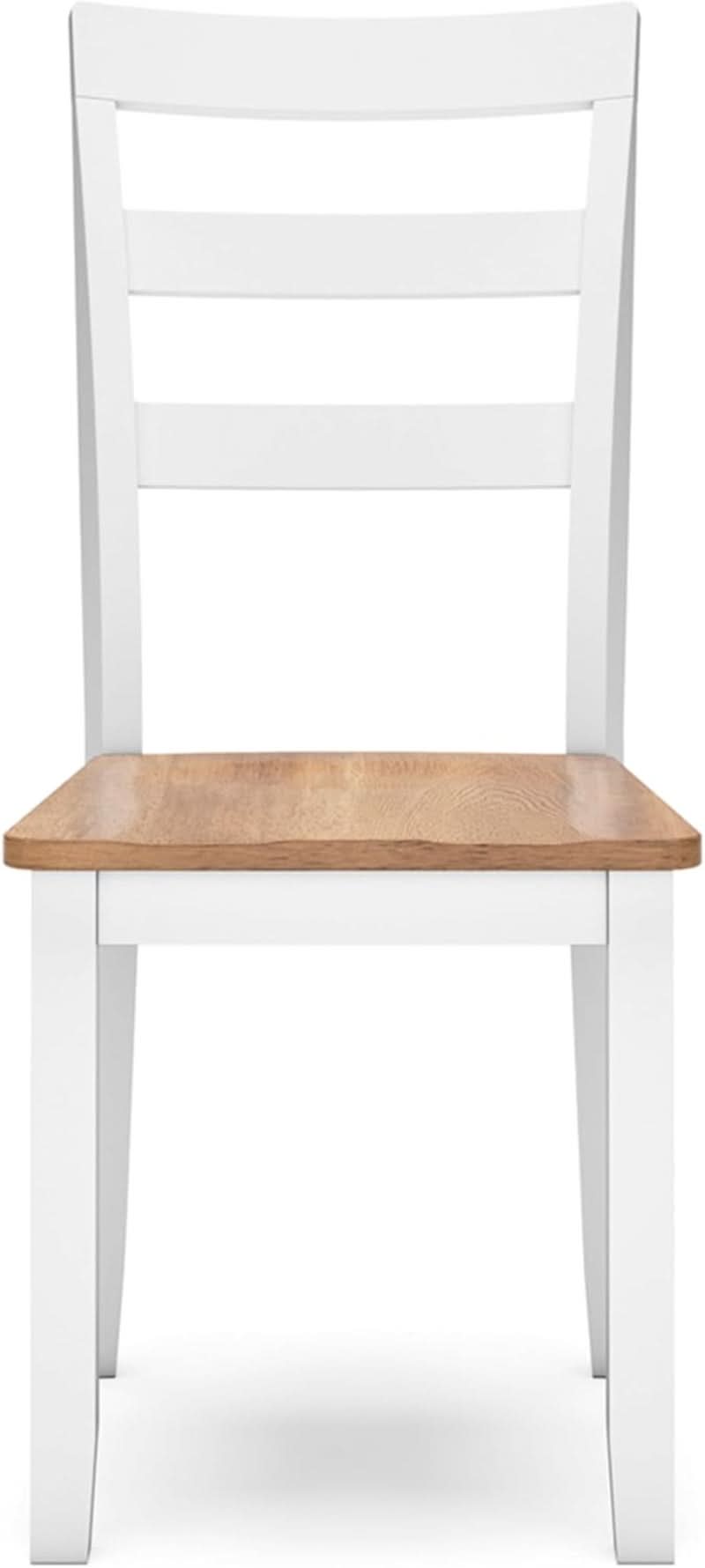 Gesthaven Solid Wood Frame Dining Chair Set White Natural