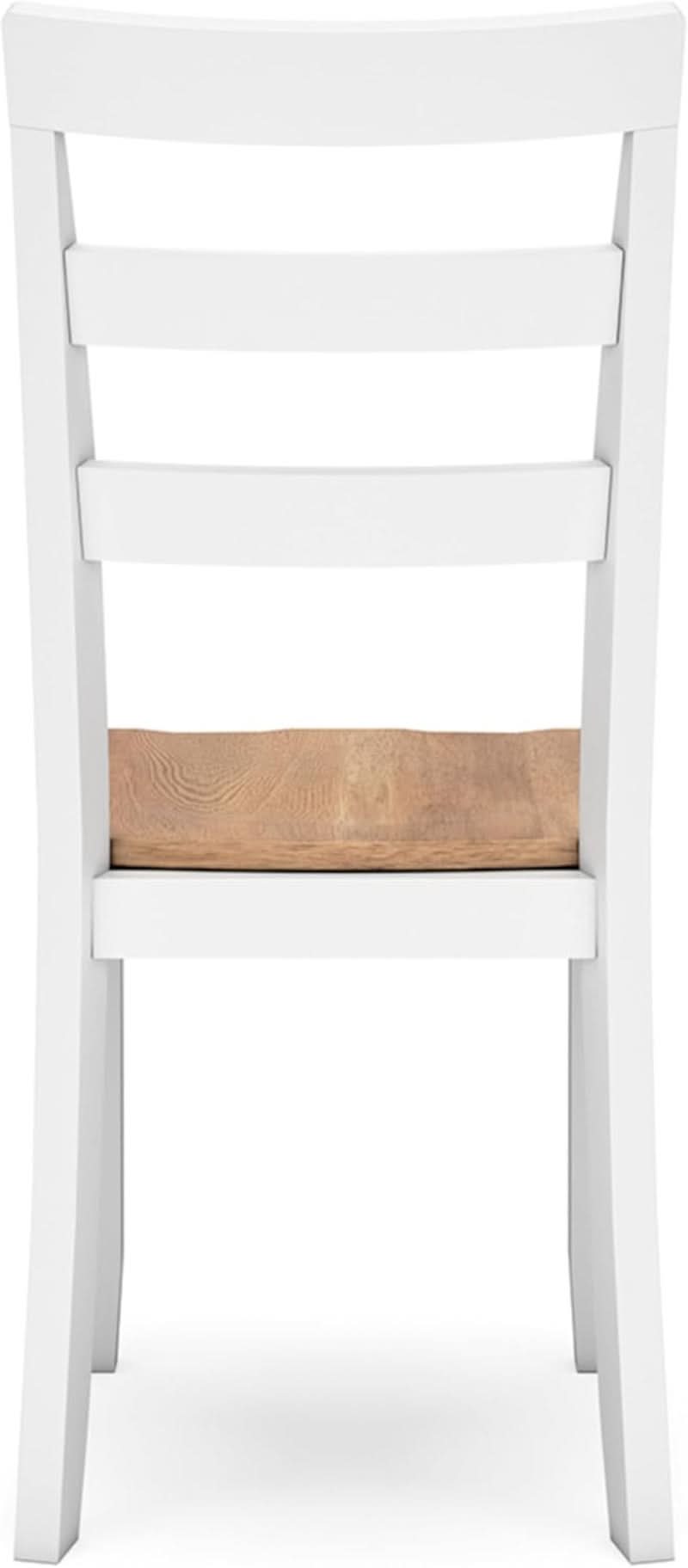 Gesthaven Solid Wood Frame Dining Chair Set White Natural