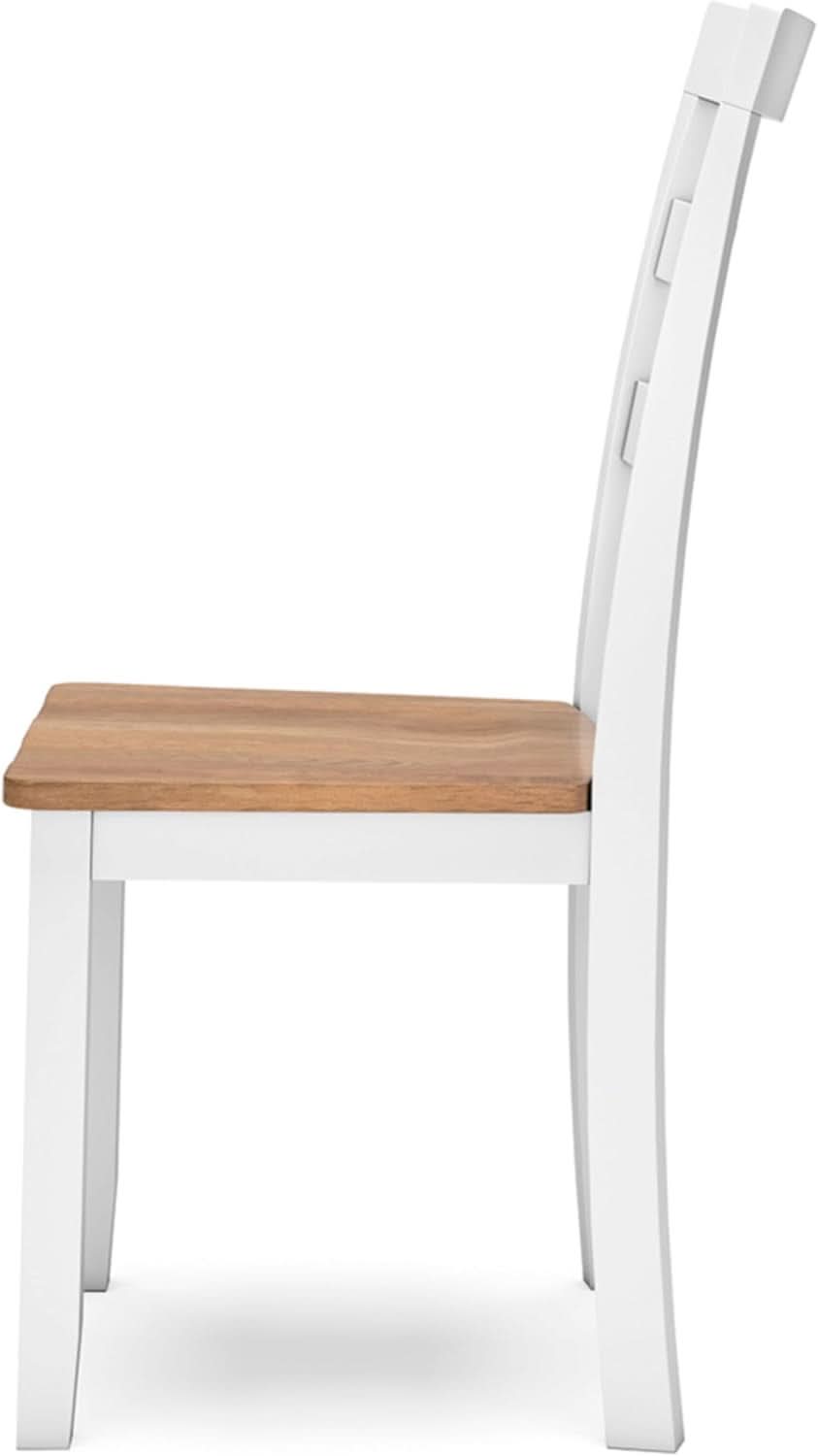 Gesthaven Solid Wood Frame Dining Chair Set White Natural