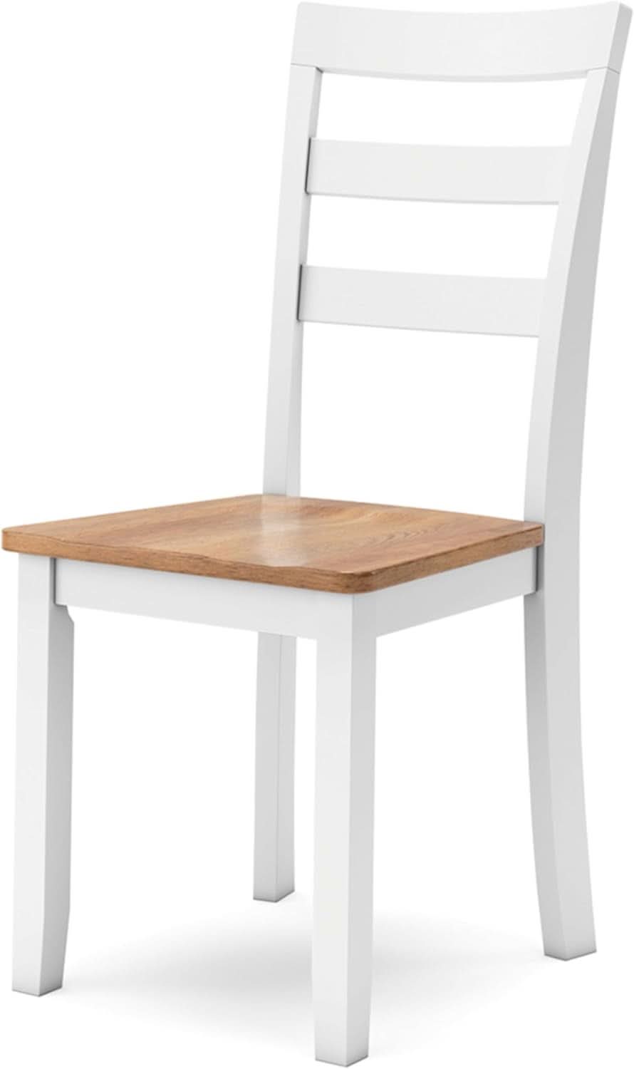 Gesthaven Solid Wood Frame Dining Chair Set White Natural
