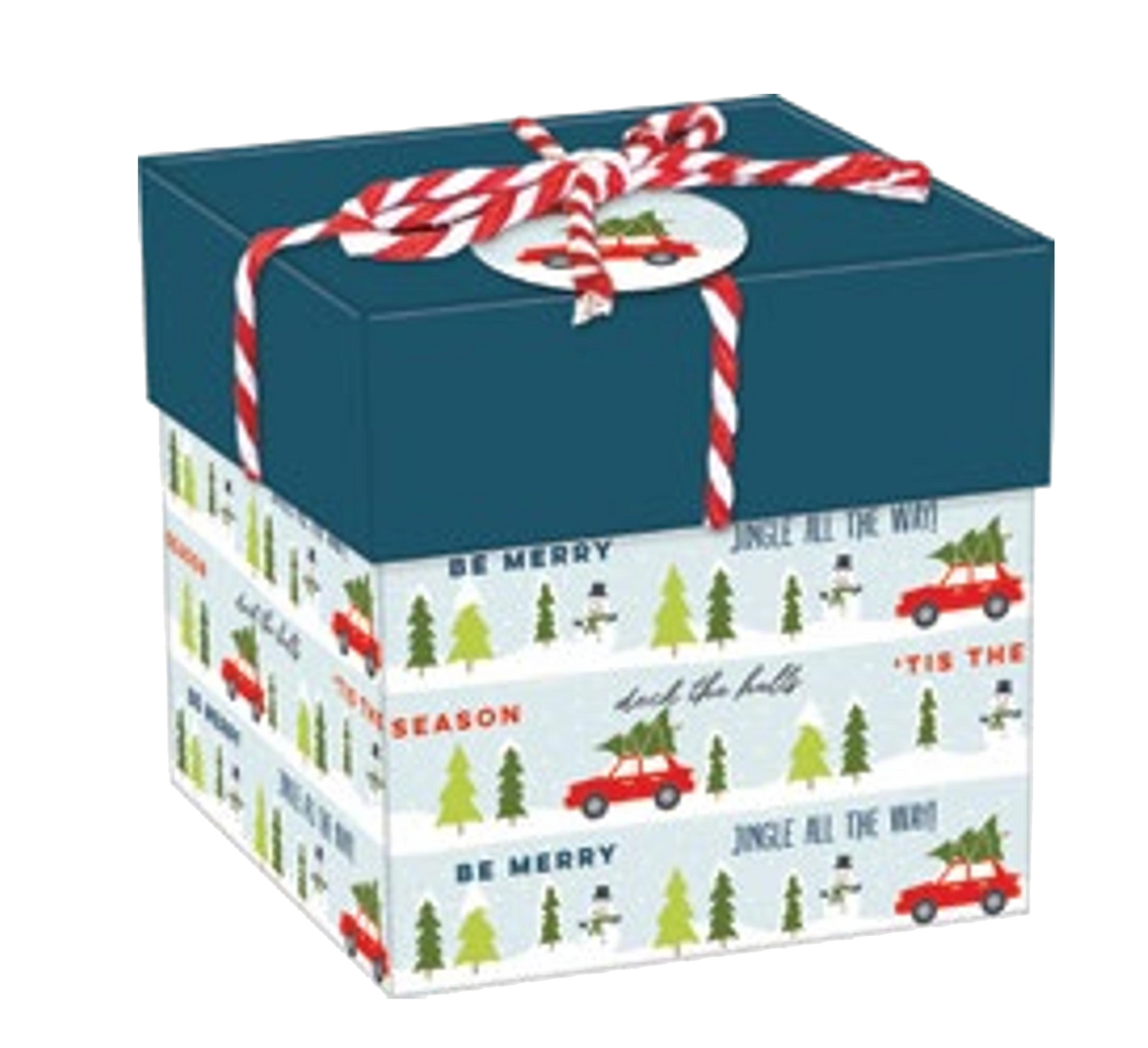 Gift Box Cube for Gift Cards - 3" x 3" - Joy Present Stack