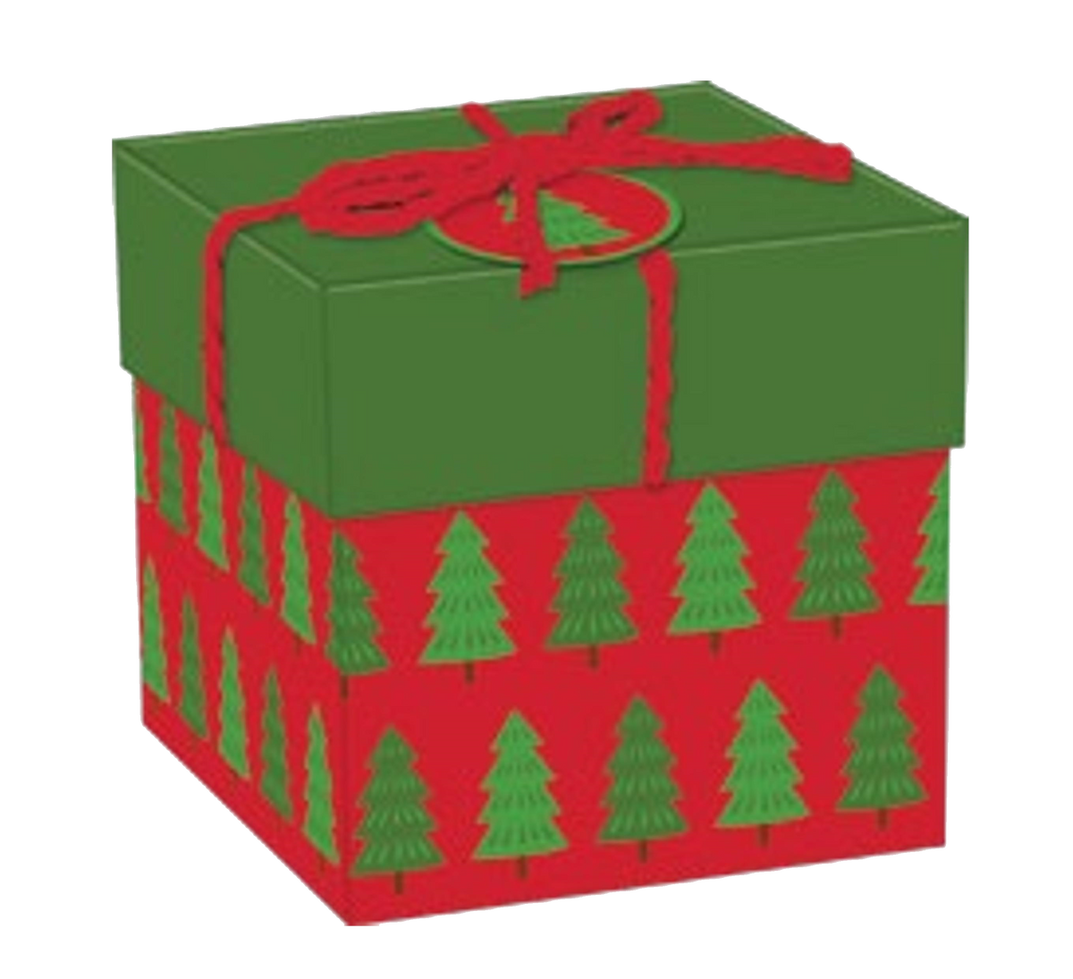Gift Box Cube for Gift Cards - 3" x 3" - Joy Present Stack