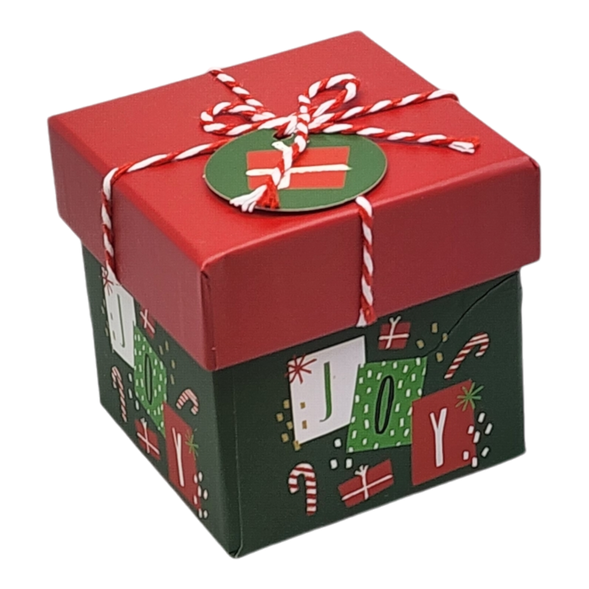 Gift Box Cube for Gift Cards - 3" x 3" - Joy Present Stack