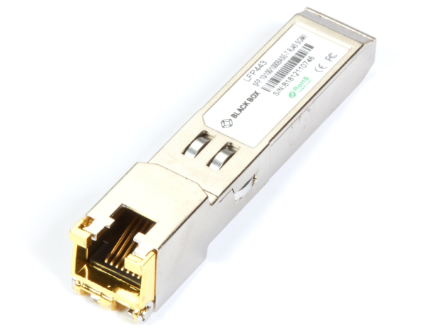 Gigabit (1.25-Gbps) SFP - (1) 10/100/1000-Mbps Copper RJ45, 100m, SGMII, 100m