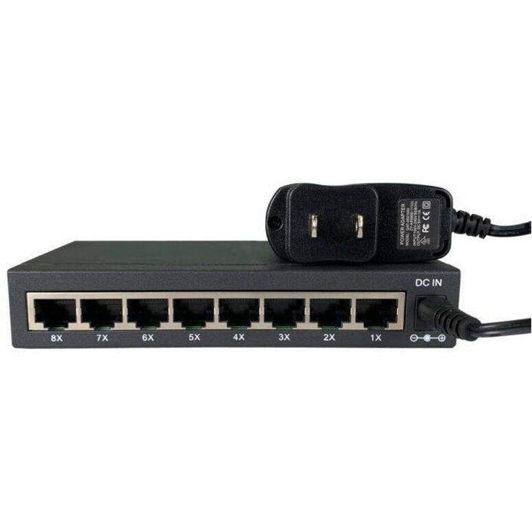 Gigabit Ethernet Desktop Switch - High Performance Network Hub | AMER NETWORKS SG8D