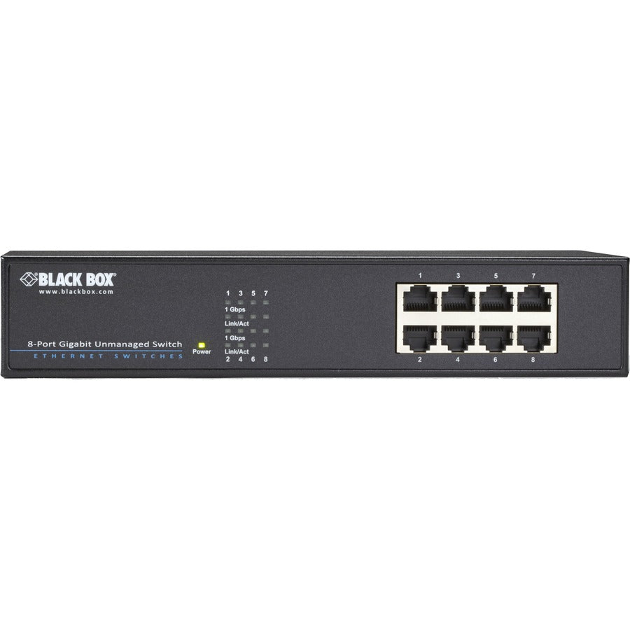Gigabit Ethernet Switch - LGB408A-R2 Industrial Network Switch | Black Box