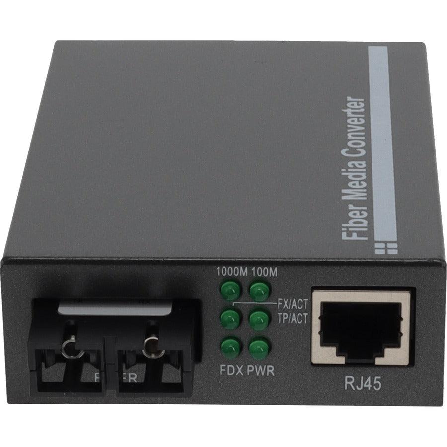Gigabit Media Converter 10/100/1000Base-TX to 1000Base-LX - AddOn Networks ADD-GMC-LX-2SC | Tecisoft